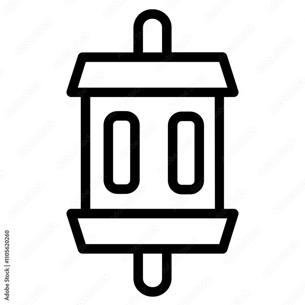 Auto Car Components Line Icon Auto Car Components Line Icon