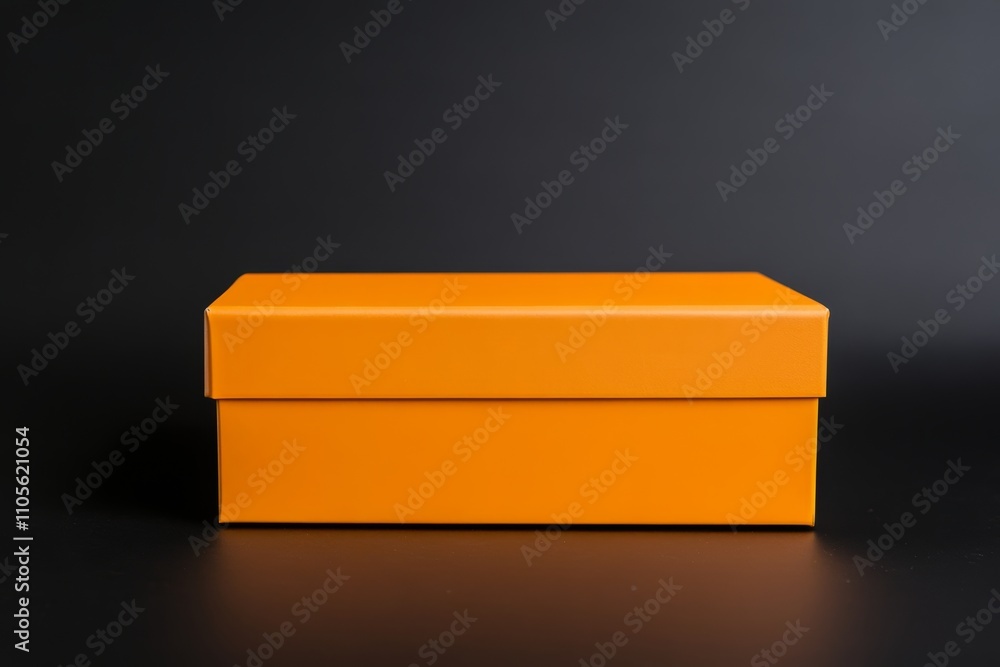Rectangular solid color box isolated on a black background Rectangular solid color box isolated on a black background