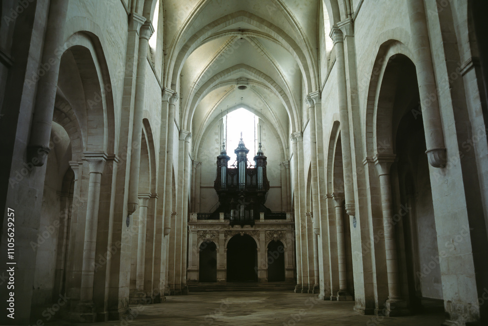 Medieval abbey of Pontigny, France Medieval abbey of Pontigny, France