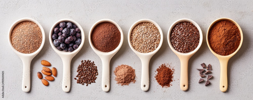 Clean superfoods acai berries in a minimalist kitchen setting Clean superfoods acai berries in a minimalist kitchen setting