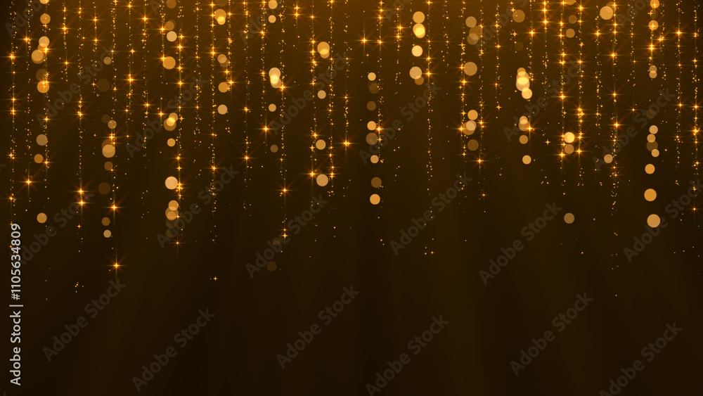 abstract golden luxury glowing and shiny stars and bokeh lights falling background,christmas and award gold design element abstract golden luxury glowing and shiny stars and bokeh lights falling background,christmas and award gold design element