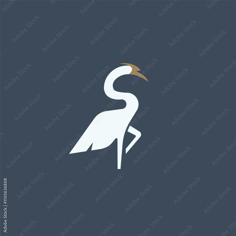 Fototapeta premium Bird logo design, Abstract bird logo design template