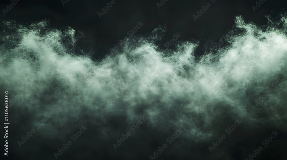 Obraz premium Abstract Green Cloudlike Texture Background Image