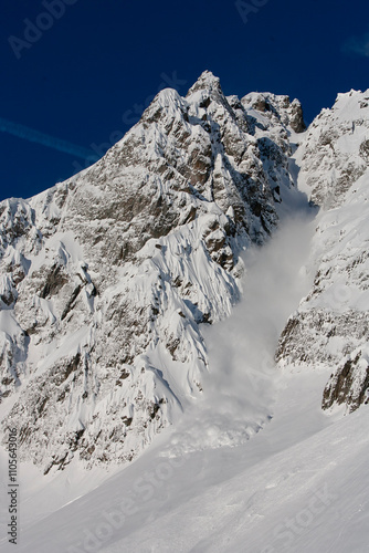 avalanche danger backcountry skiing photo