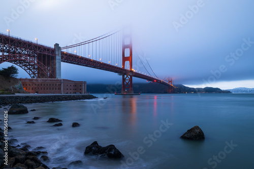 The iconic Golden Gate Bridge, San Francisco, California, United States of America, North America photo