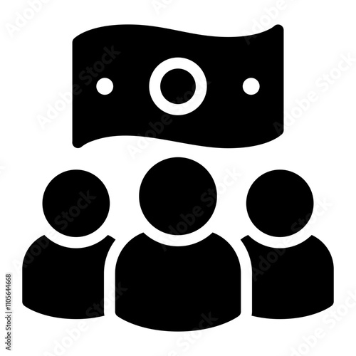 group glyph icon