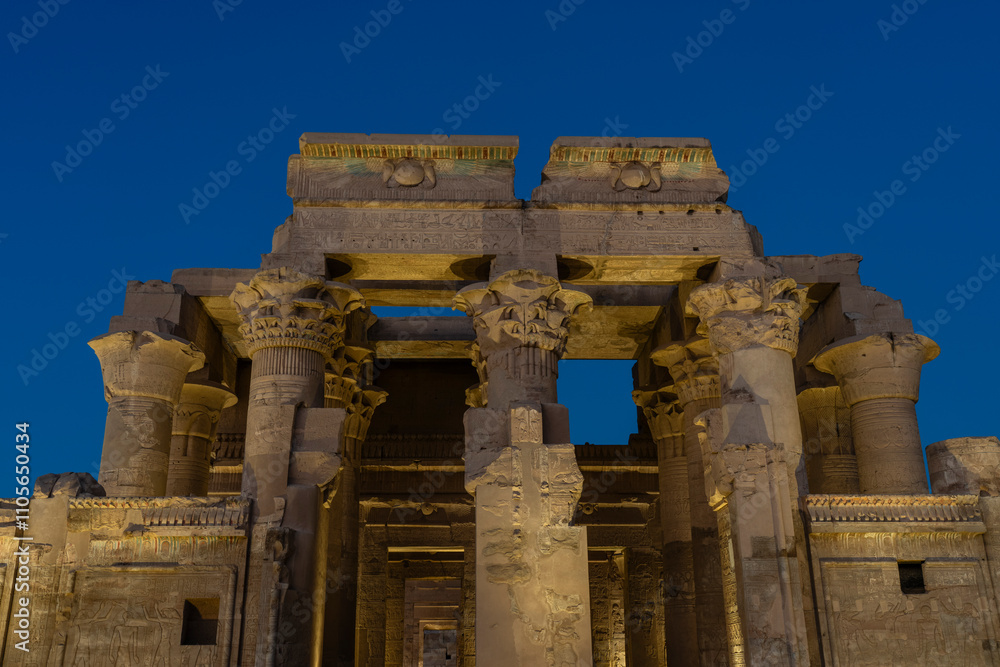 Temple of Kom Ombo, Egypt, North Africa Temple of Kom Ombo, Egypt, North Africa
