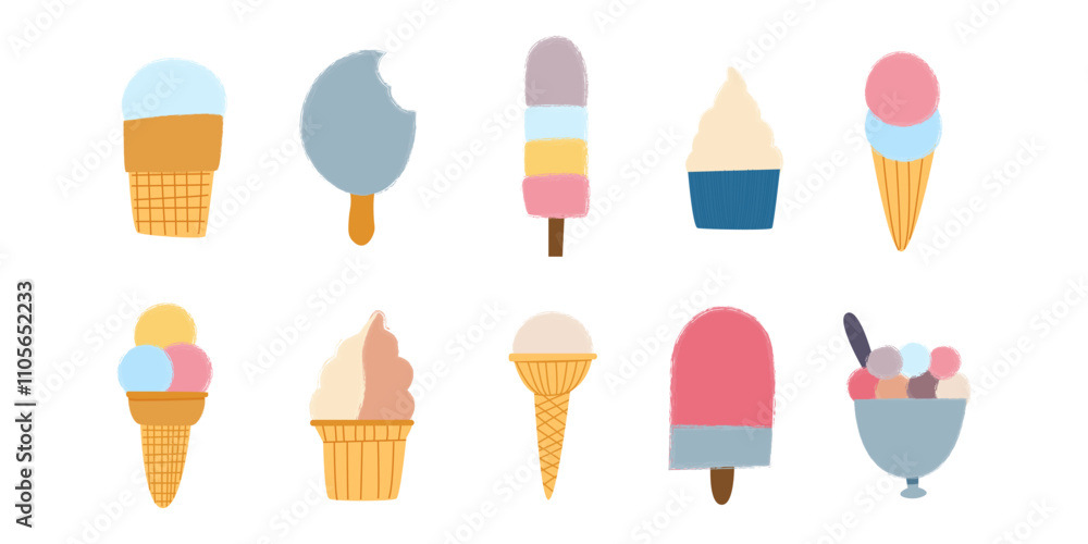 ice cream set ice cream set