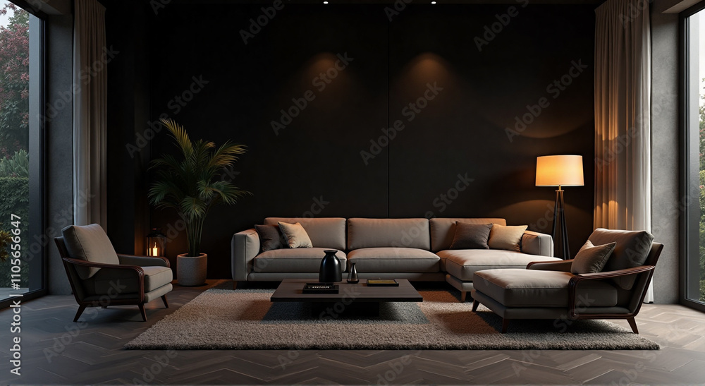 living room interior with fireplace living room interior with fireplace