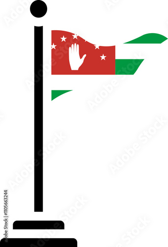 Abkhazia Flag Free Icon