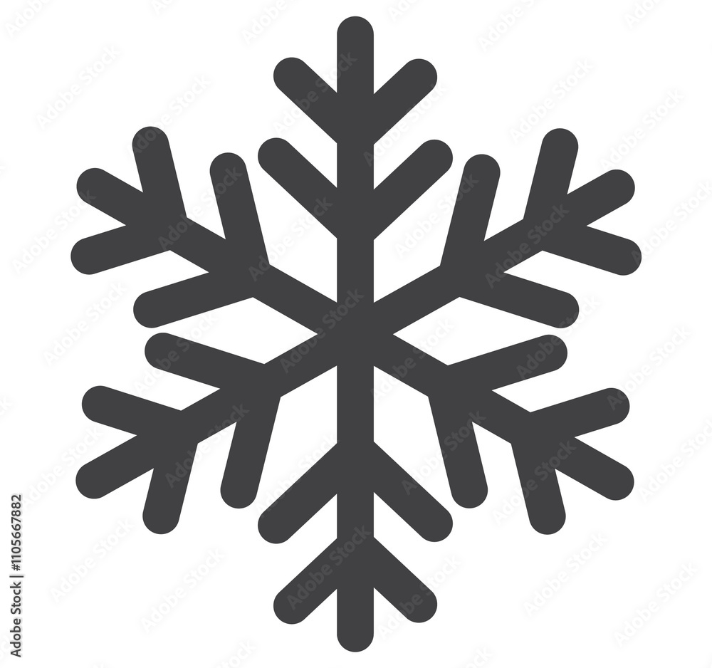 snowflake on a white background snowflake on a white background