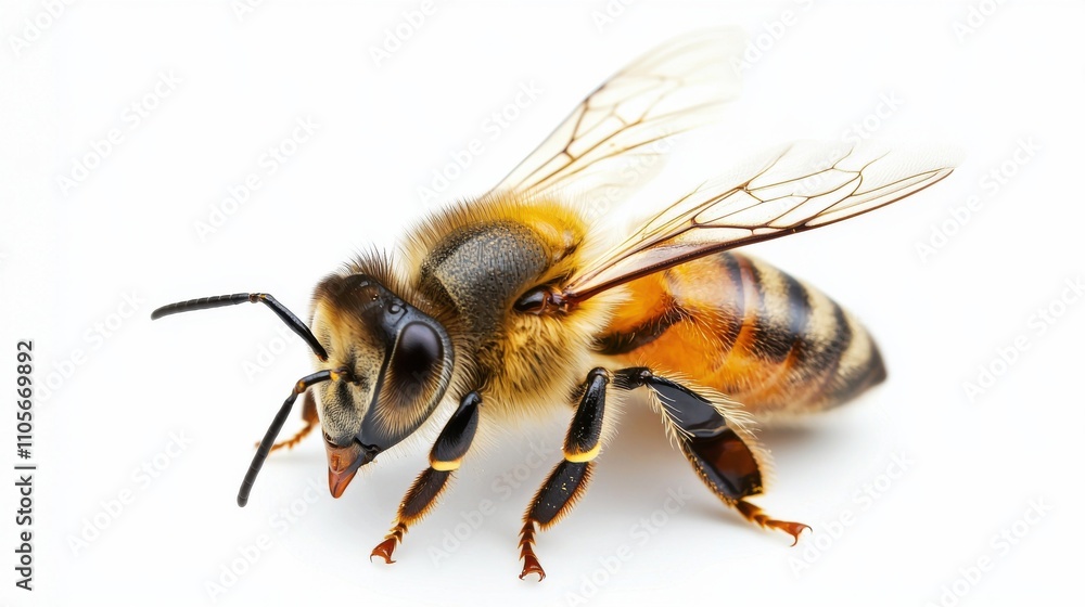 Close up Shot of Busy Buzzing Honeybee Pollinating Flowers in Garden Close up Shot of Busy Buzzing Honeybee Pollinating Flowers in Garden