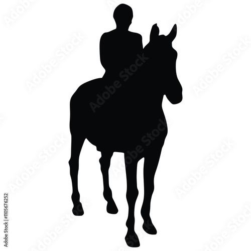 illustration of a horse and jockey