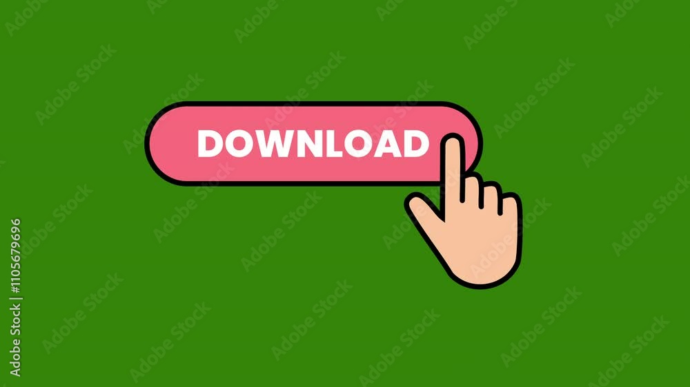 download call to action red button. Button Animation download call to action red button. Button Animation