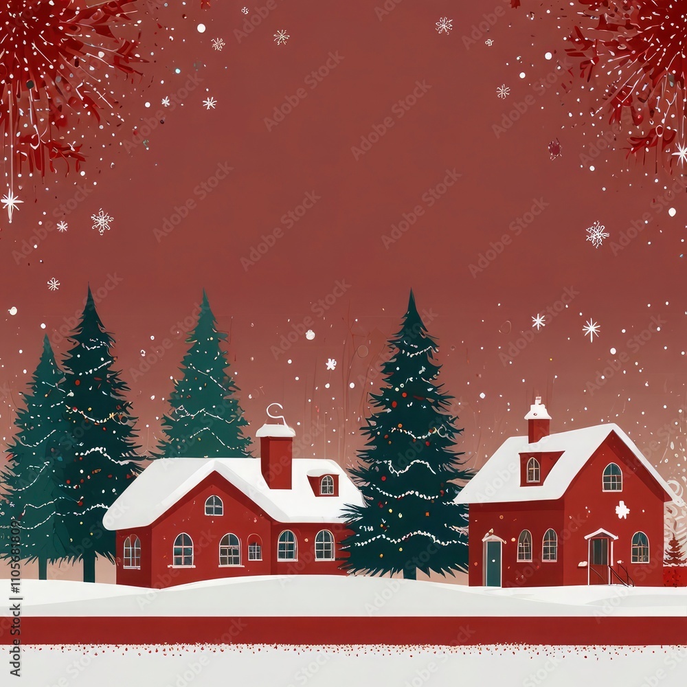 Christmas night in the city Christmas night in the city