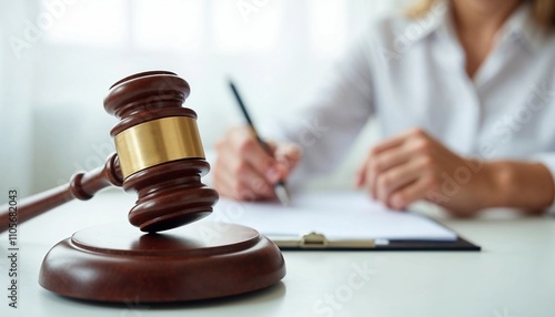 Law Office Concept With Judge's Gavel and Legal Documents