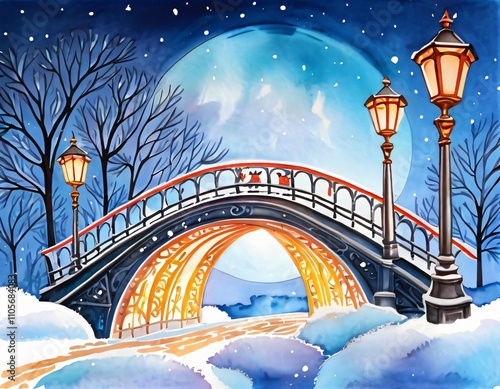 bridge over the river