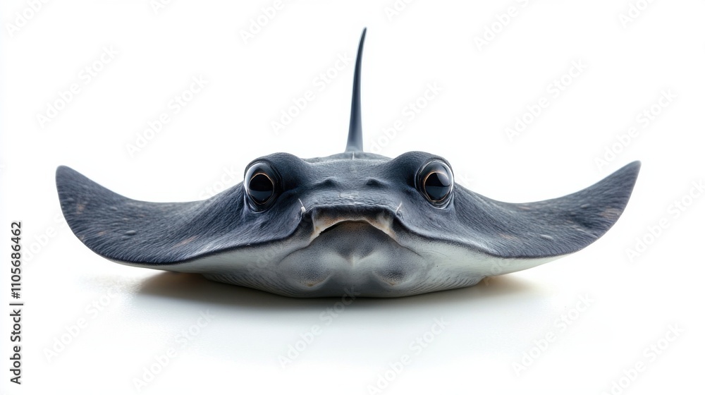 Fototapeta premium Peculiar Underwater Creature with Striking Features in Close up Portrait