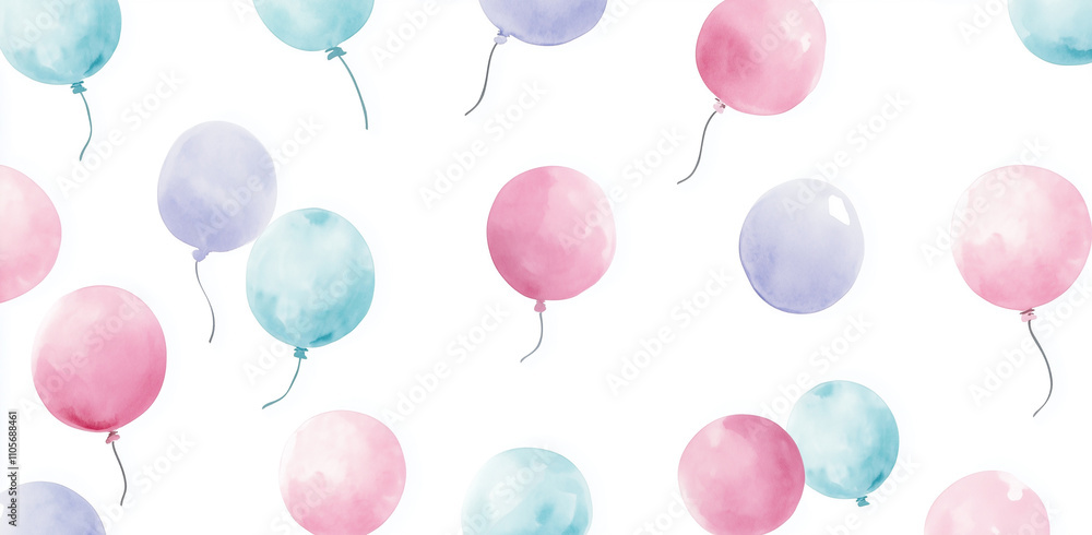 Ethereal seamless pattern with watercolor soap bubbles in soft natural hues, delicate textures creating a dreamy atmosphere, perfect for whimsical designs and creative projects.
