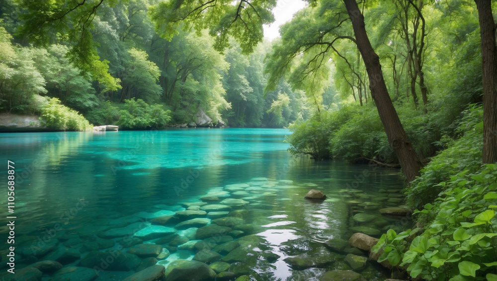 Naklejka premium Turquoise Water