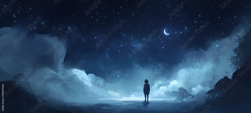 Solitude Underneath the Starlit Sky Solitude Underneath the Starlit Sky
