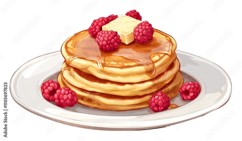 Stack of Fluffy Pancakes Stack of Fluffy Pancakes
