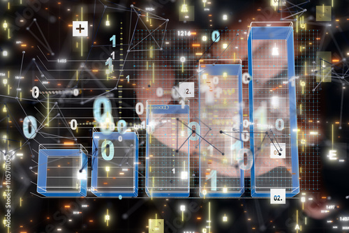 diagram Futuristic wave, Fu...