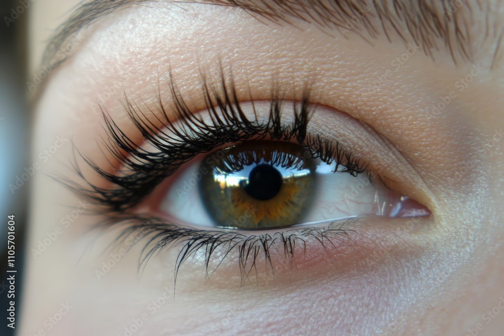 This image depicts a human eye with long lashes, capturing the sharp clarity and soft focus, emphasizing the natural elegance and allure of human sight. This image depicts a human eye with long lashes, capturing the sharp clarity and soft focus, emphasizing the natural elegance and allure of human sight.