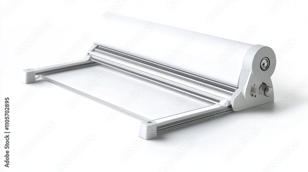 A paper cutter with an innovative spring-loaded cutting mechanism, designed for quick, clean cuts. A paper cutter with an innovative spring-loaded cutting mechanism, designed for quick, clean cuts.