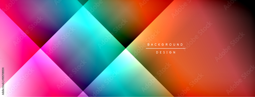 Dynamic shadow lines with gradient colors geometric background Dynamic shadow lines with gradient colors geometric background