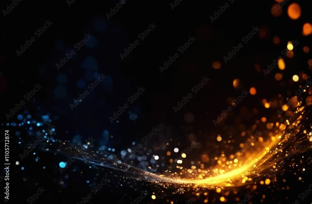 Abstract golden Bokeh Light Background Abstract golden Bokeh Light Background
