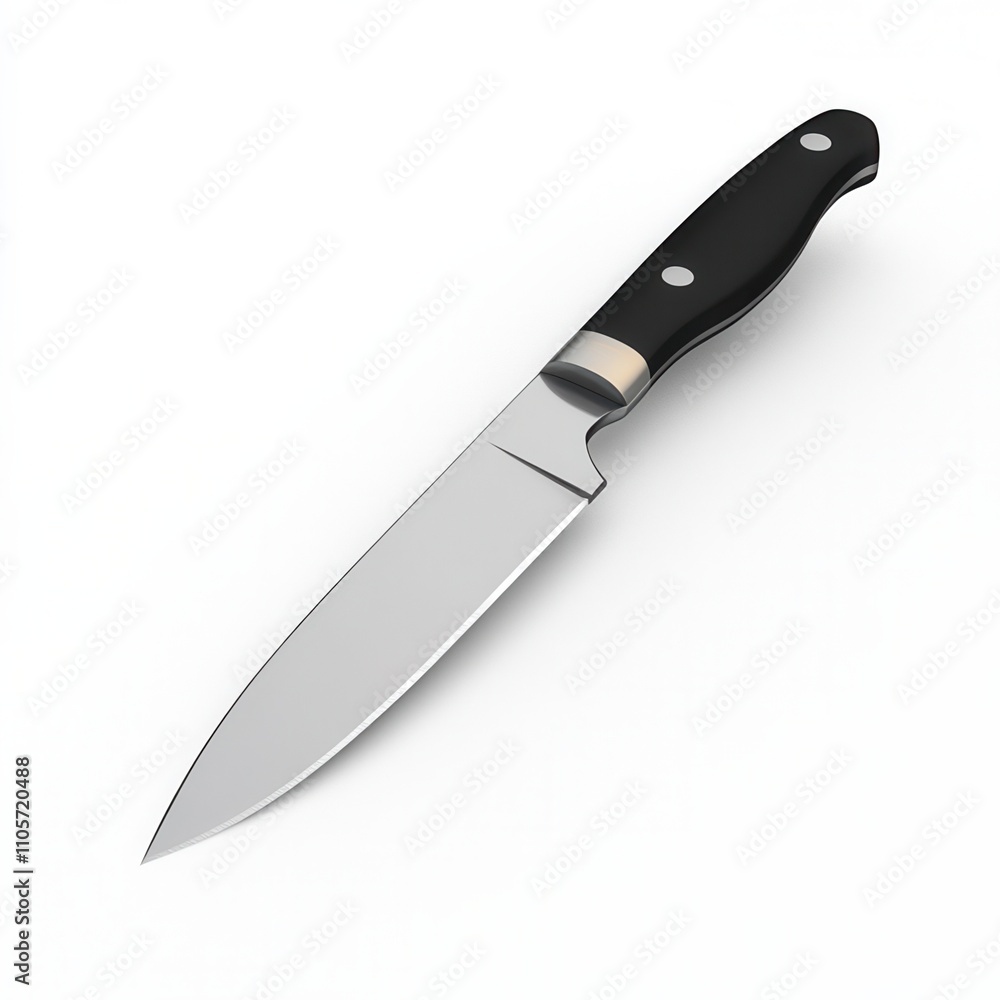 Sharp kitchen knife on a plain background. Sharp kitchen knife on a plain background.
