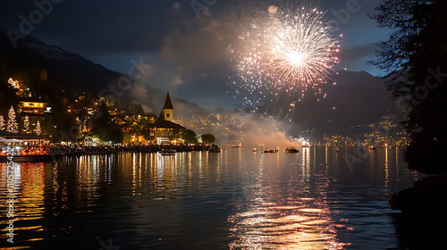 New Year’s Eve cruise with fireworks reflecting off the water4 photo