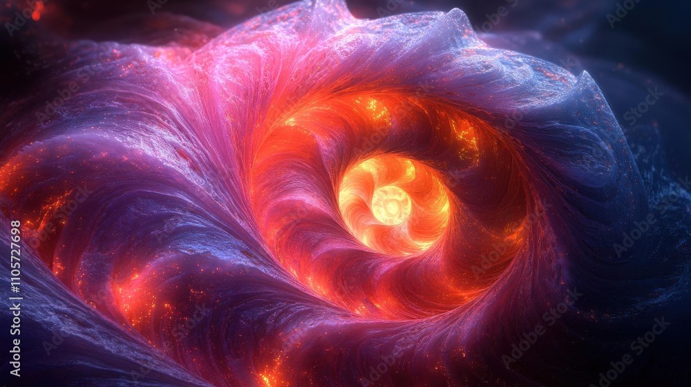 Radiant fractal spirals with glowing pastel gradients, sharp textures, and smooth lighting Radiant fractal spirals with glowing pastel gradients, sharp textures, and smooth lighting