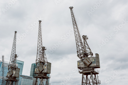 Cranes at a Dockyard