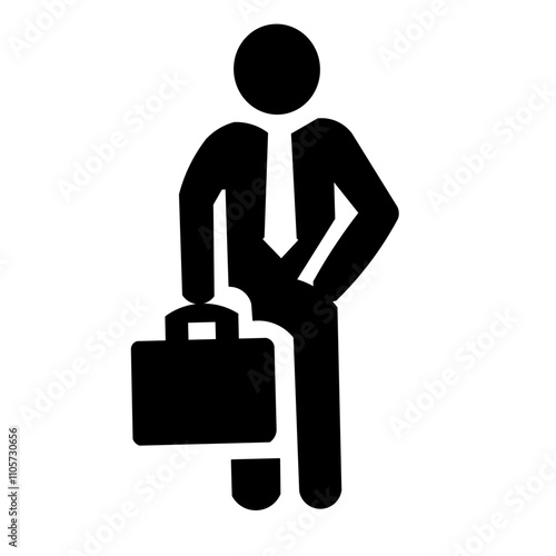 businessman with briefcase