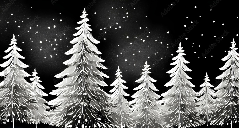 Obraz premium christmas tree background