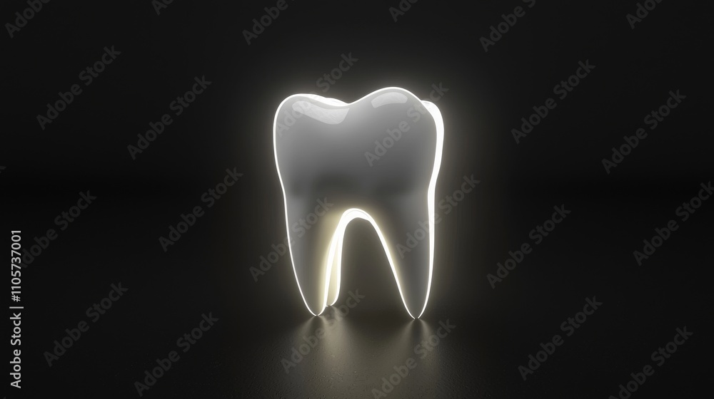 The template design features a tooth positioned on a black background, with a transparent backdrop. The template design features a tooth positioned on a black background, with a transparent backdrop.
