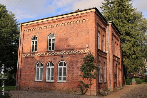 Blick in die Altstadt von Barmstedt in Schleswig-Holstein 