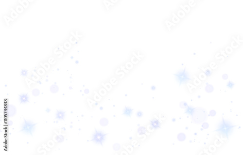 Christmas Dust. Christmas Bokeh Lights. Festive designs. blue png dust light. Christmas background of glowing dust. Sparkle overlay. Holiday powder dust for cards, invitations, banners and adverts.