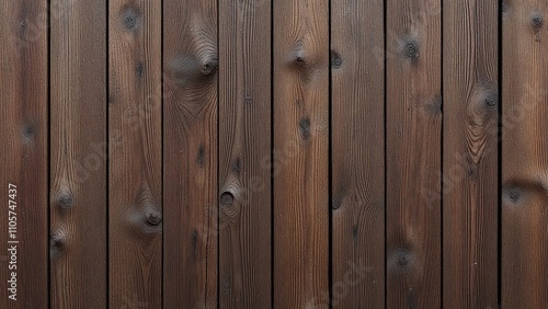 Wooden panel with six vertical planks and rustic appearance