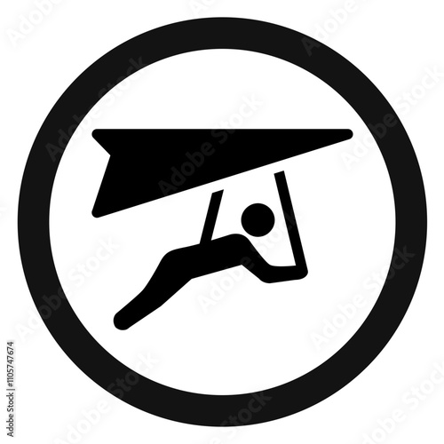 Hang glider sign