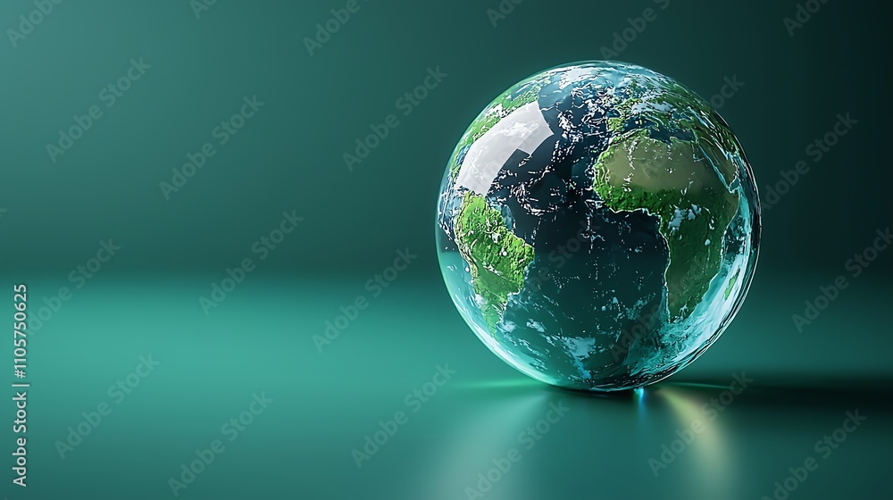 Sustainable development goals with a focus on net zero, 3D illustration Sustainable development goals with a focus on net zero, 3D illustration