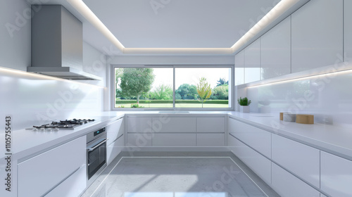 Wallpaper Mural modern kitchen interior Torontodigital.ca