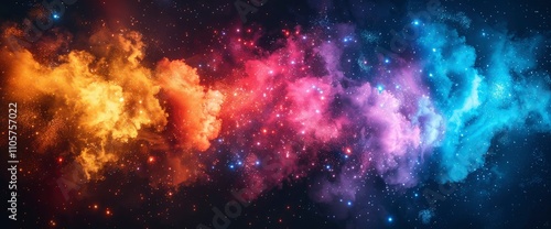 Cosmic Nebula A Symphony of Celestial Colors