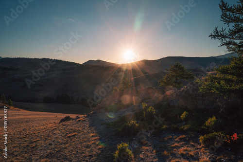 Sunset Over Serene Mountain...