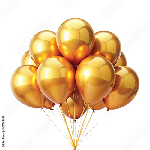 different stylish colourful helium balloon png design 