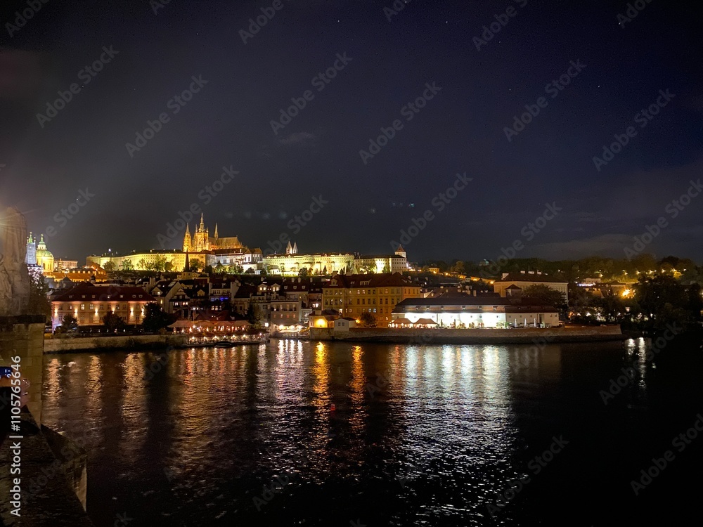 Night view of Prague, Czech Republic Night view of Prague, Czech Republic