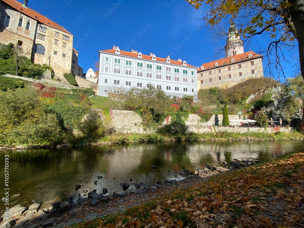 view of the town(Cesky Krumlov, Czech Republic) view of the town(Cesky Krumlov, Czech Republic)
