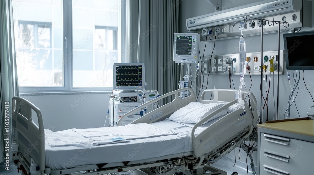 Advanced medical equipment in a clean healthcare facility innovative clinical environment showcase Advanced medical equipment in a clean healthcare facility innovative clinical environment showcase